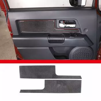 Мягкое углеродное волокно для Toyota FJ Cruiser 2007-2021, центральное управление салона автомобиля, декоративная наклейка, автомобильные аксессуары