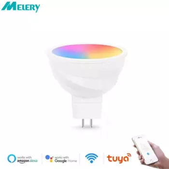 Melery Wi-Fi умная светодиодная лампа MR16 RGB теплый/холодный белый