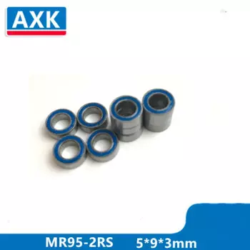 Mr95rs подшипник флейта (50 шт.) 5*9*3 мм миниатюрные фрижевые шарикоподшипники Rs Mr95 2rs с синей запечатанной флейтой