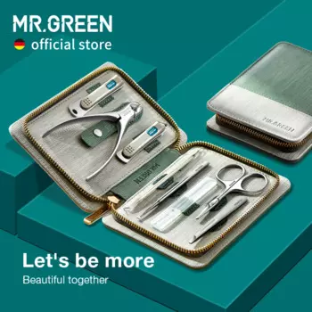 MR.GREEN бриллиантовые наборы, машинка для стрижки ногтей, профессиональные инструменты для стрижки ногтей из нержавеющей стали с дорожным бриллиантовым комплектом
