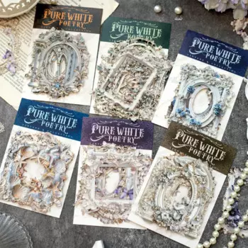 Mr. Paper картон для коллажа с цветочным рисунком