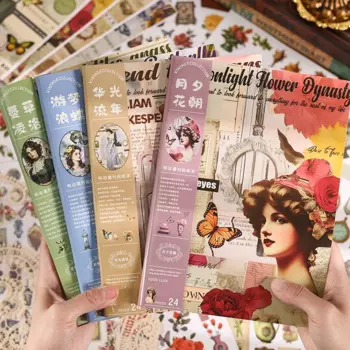 Mr. Paper Ностальгические наклейки 24 шт.