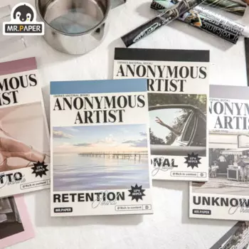 Mr. Paper Книга материалов в литературном стиле