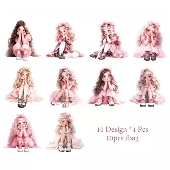 Mr. Paper 6 стикеры для декорирования 10 шт