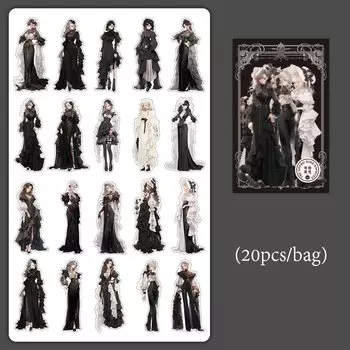 Mr. Paper декоративные наклейки 20 шт.