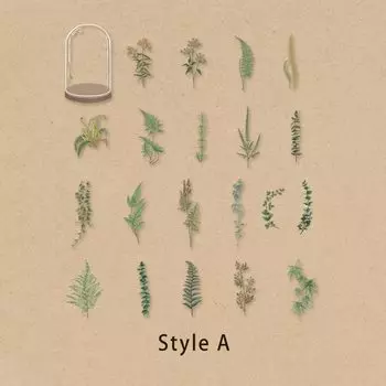 Mr.paper наклейки для скрапбукинга 6 стилей 20 шт.