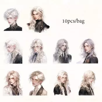 Mr.Paper наклейки персонажи