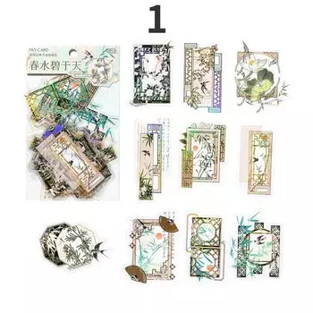 Mr. Paper наклейки в китайском стиле