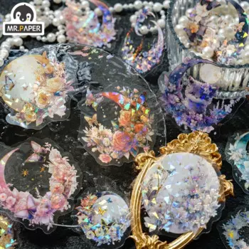 Винтаж набор наклеек Mr.Paper 20 шт.