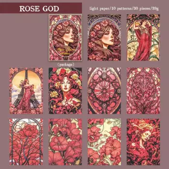 Mr. Paper винтажная бумага Flower Girl