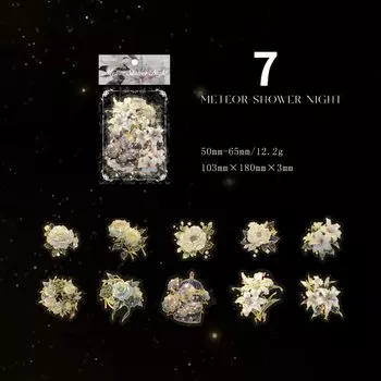 Mr. Paper винтажные цветочные наклейки 20 шт