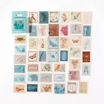 Mr.Paper винтажные наклейки 45 шт