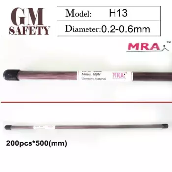 MRA лазерная сварка H13 0,2/0,3/0,4/0,5/0,6 мм сварочные провода HRc 52-55 200 шт. в 1 трубке B012231