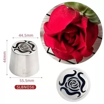 MRF насадка для глазури "Бутоны роз", нержавеющая сталь