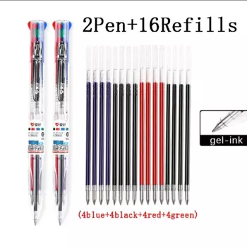 MROOFUL 4 в 1 шариковая ручка с гелевыми стержнями