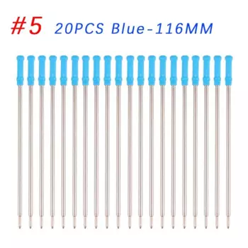 МROOFUL Металлические стержни для ручек, синие и черные, 10/20 шт