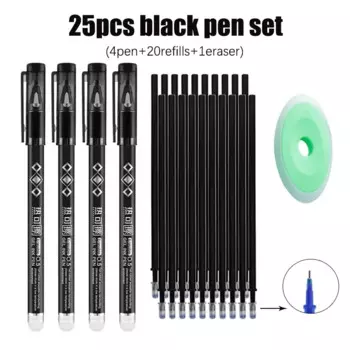 МROOFUL стираемые гелевые ручки 0,5 мм, синий, черный, красный, зеленый