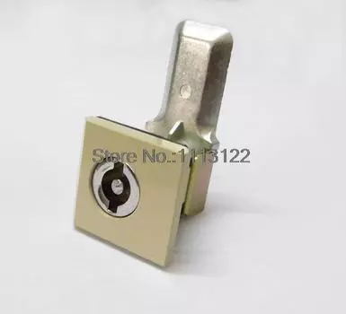 MS813 квадратная головка, замок для шкафа, распределительная коробка, замок для двери шкафа, S-образный цилиндр желтого кремового цвета, замок для шкафа, 1 шт.