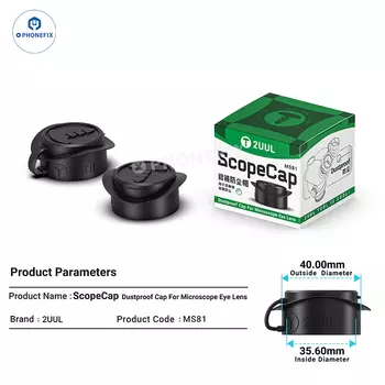 Mshiwi 2UUL MS81 Пылезащитный чехол для окуляра микроскопа