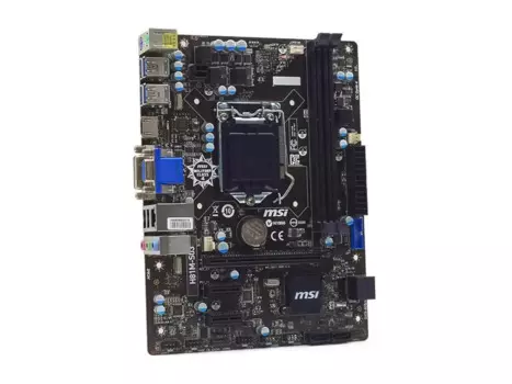 MSI H81M-S03 Материнская плата intel H81LGA 115 поддерживает Core i3-4130 4170 4360 4430 4670 4690 4770 4790 ЦП DDR3 Micro ATX