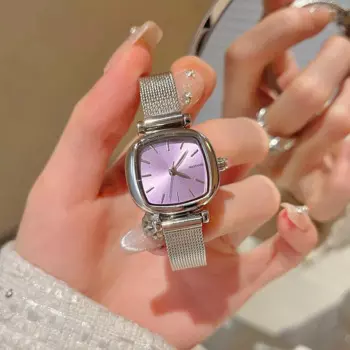 MSTIANQ светильник роскошный нишевой дизайн Ins женский маленький циферблат улучшенное чувство неравномерности Ретро цепи женские часы джокер.