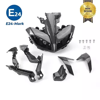 MT09 2017-2020 фара мотоцикла, передняя головка, обтекатель, верхний носовой обтекатель, комплект чехлов, водонепроницаемый для YAMAHA MT 09 MT-09 FZ09