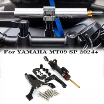 MT09 2024 мотоциклетный рулевой демпфер, кронштейн, стабилизатор, поддержка YAMAHA MT09 SP 2024, 2025 скорость, качающиеся защитные аксессуары