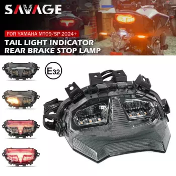 Задний фонарь мотоцикла MT-09 SP 2024 для YAMAHA MT09 Y-AMT MT-09SP 2025, задний стоп-сигнал, задний фонарь, светодиодный указатель поворота, мигалка