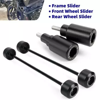 MT-10 Слайдер рамы Передняя и задняя ось Слайдеры для Yamaha YZF R1 R1M R1S MT10/SP 2015-2025 YZF-R1 Подставка для катушки маятника