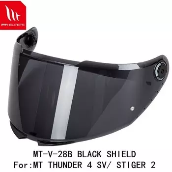 MT-V-28B лицевой щиток для шлема THUNDER 4 SV Шлем STINGER 2, оригинальный шлем MT, сменное стекло для шлема