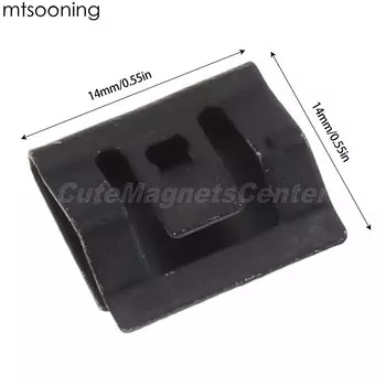 Mtsooning 10 шт. 14 мм автомобильная консоль навигация CD DVD звуковая панель металлический железный крепеж для Honda Civic Accord