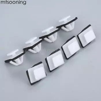 mtsooning 50 шт. автомобильная пластиковая застежка дверная защитная пластина колесо зажим для бровей для Kia Seahorse Hyundai Elantra Cerato Sportage Tucson