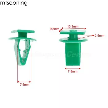 Mtsooning 50 шт. крепеж для автомобильной отделки пластины защитное ветровое стекло пластиковые фиксированные зажимы для Honda Acura CRV Spirior Civic Accord