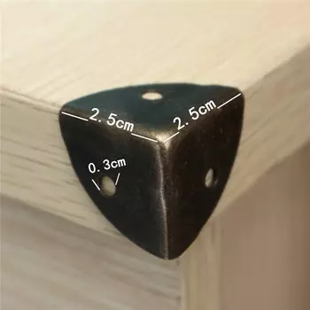 MTSPACE Угловые защитные накладки для мебели бронза 12 шт.