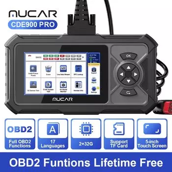 MUCAR CDE900 PRO OBD2 диагностический инструмент 4-системная диагностика ECM TCM ABS SRS автомобильный сканер считыватель автомобильных кодов сканер OBD 2