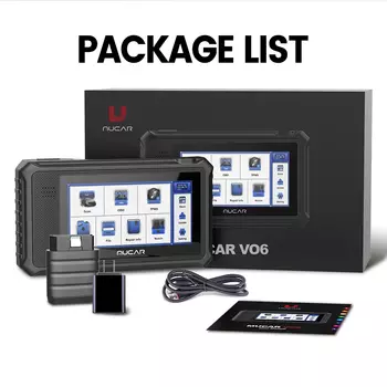 MUCAR VO6 Автомобильные диагностические инструменты Пожизненная бесплатная глобальная версия Полная система 28 сбросов Obd2 Активный тестовый сканер Obd 2 Автоматический сканер