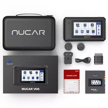 MUCAR VO6 OBD2 сканер всех систем диагностики с 28 автоматическим сбросом VIN/IMMO/EPB/BMS/SAS/ABS/TPMS Service Lifetime бесплатное обновление 32GB