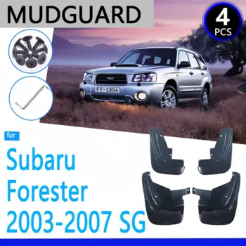 Брызговики подходят для Subaru Forester SG 2003 ~ 2007 2004 2005 2006, автомобильные аксессуары, брызговик, запасные части для авто