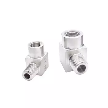 1/8 "1/4" 3/8 "1/2" 3/4 "BSPP мама к BSPT Мужской Колено угол 90 градусов муфта 304 фитинг из нержавеющей стали вода газ пропан