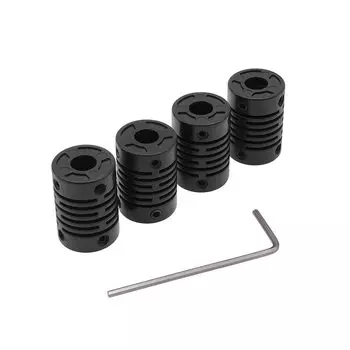 Соединения вала из пластикового стекловолокна диаметром 4 мм подходит для вала 3 ~ 4 мм допустимый крутящий момент 1 Нм