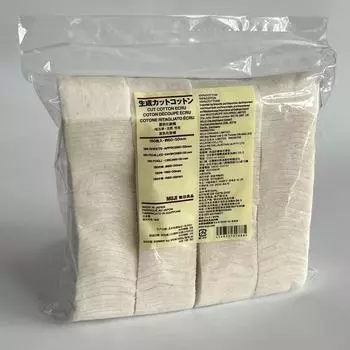 MUJI японские органические чистящие салфетки из хлопка 180 шт.