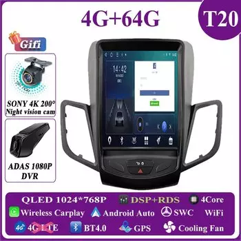 Мультимедиа Android 15 для Ford Fiesta MK7 2009-2016 Авторадио Стерео головное устройство без 2din DVD Стерео головное устройство с сенсорным экраном