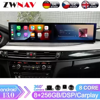 Мультимедийная магнитола для BMW X5 F15 X6 F16 12,3-2014, 2017 дюйма, Android 13