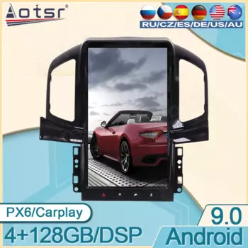 Мультимедийный плеер на Android 128G для Chevrolet Captiva 2013-2017, автомагнитола Tesla с GPS-навигацией, стерео, Автомобильное устройство 4G LTE, 2Din DSP