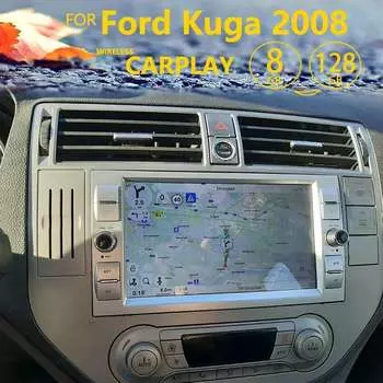 Мультимедийный видеоплеер для Ford Kuga 128 Smax Fiesta, 8 ГБ ОЗУ, 2008 Гб ПЗУ, Android 12, GPS-навигация, 2din, сенсорный экран для автомобильного радио