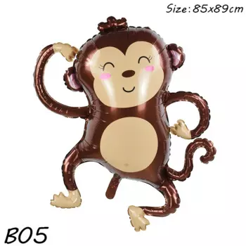 Мультипликационные шары животные набор из 7 штук WNYZQ