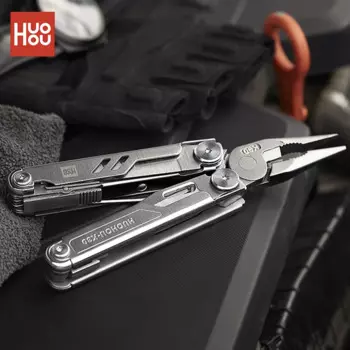 Мультитул HuoHou K30 Pro 18 в 1, складные плоскогубцы, карманный нож, ножницы, пила по дереву, портативное многофункциональное оборудование для повседневного использования