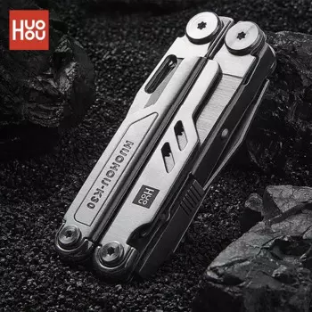 Мультитул HuoHou K30 Pro 18 в 1, складные плоскогубцы, карманные ножницы, пила для дерева, портативные многофункциональные инструменты для повседневного использования