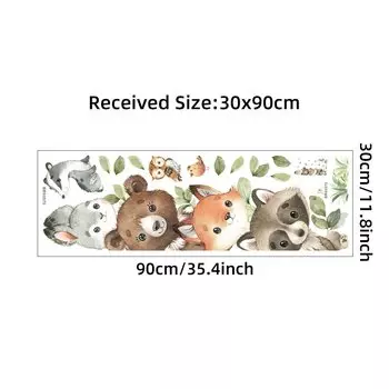 Мультяшные наклейки на стену BRUP ПВХ