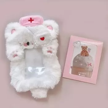 Мультяшный плюшевый держатель для карт GJCUTE